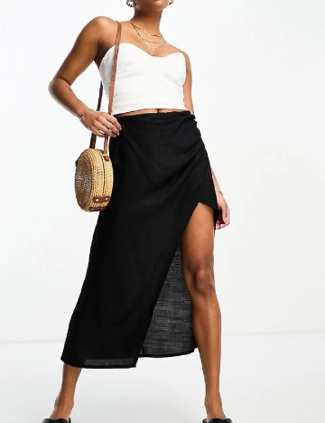 Fusta ASOS, negru Negru