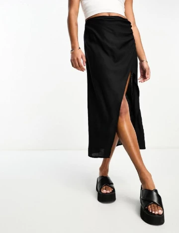 Fusta ASOS, negru Negru