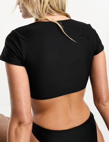 Top de baie South Beach, negru Negru