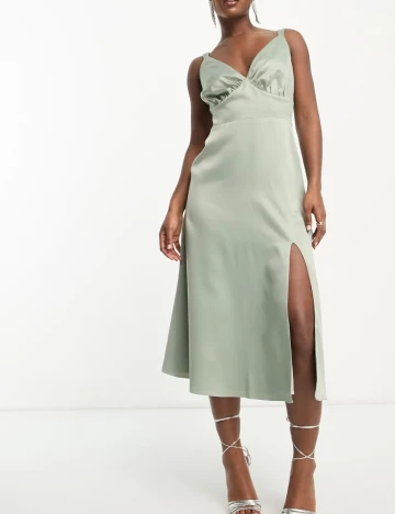 Rochie lunga Maya Deluxe, verde Verde