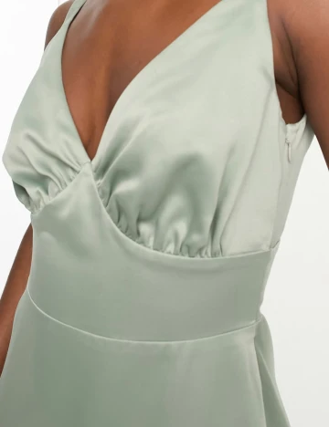 Rochie lunga Maya Deluxe, verde Verde