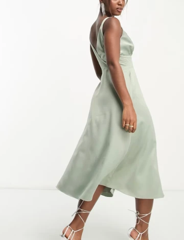 Rochie lunga Maya Deluxe, verde Verde