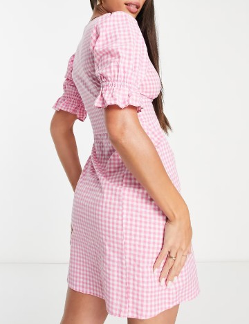 Rochie scurta Influence, roz