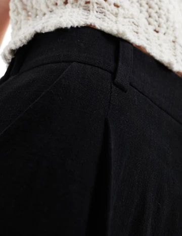 Pantaloni scurti ASOS, negru