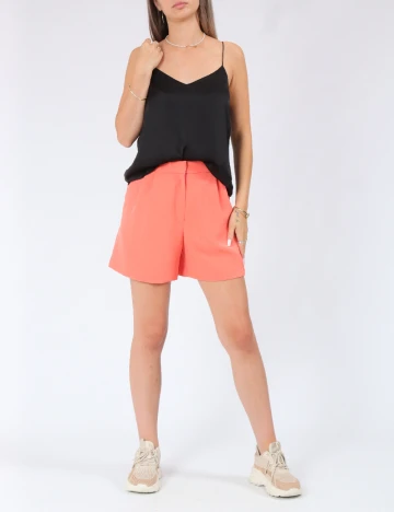 Top Stradivarius, negru Negru