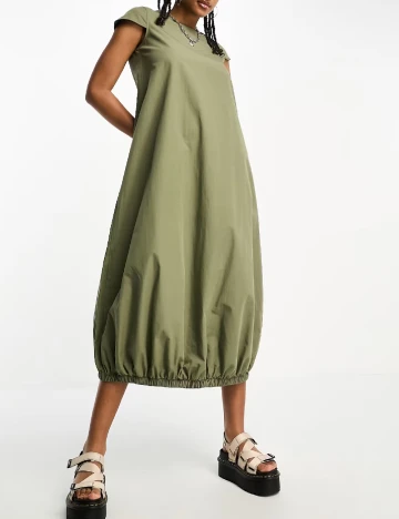 Rochie medie COLLUSION, verde Verde