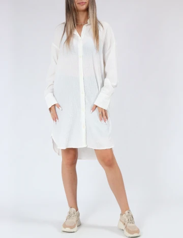Rochie scurta Monki, alb