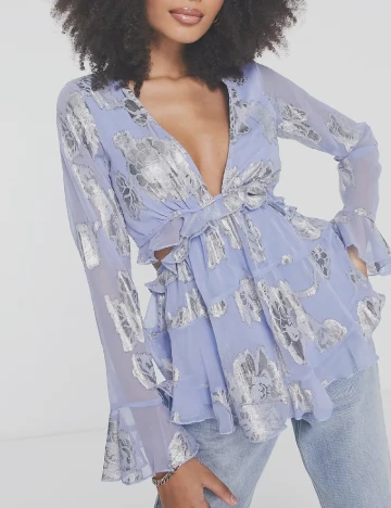 Bluza ASOS, albastru Albastru