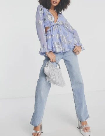 Bluza ASOS, albastru Albastru
