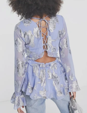 Bluza ASOS, albastru Albastru