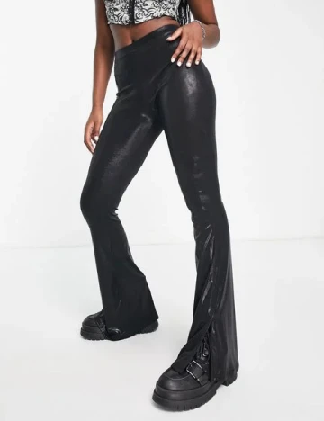 Pantaloni Bershka, negru Negru