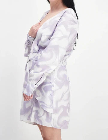 Rochie scurta River Island, mov Mov