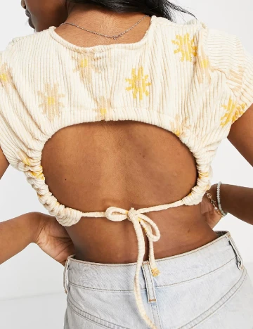 Top ASOS, galben Galben