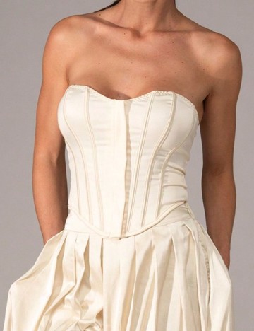
						Corset SHEIN, crem