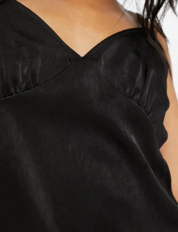 Rochie lunga Vila, negru Negru