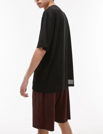 Tricou Oversize Topman, negru
