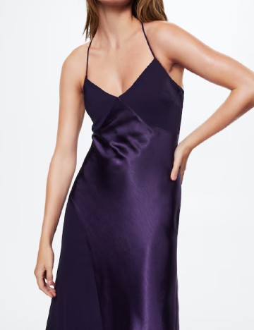 Rochie medie Mango, mov