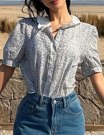 
						Camasa Dazy, floral print