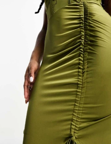 Rochie medie NAANAA, verde