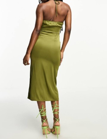 Rochie medie NAANAA, verde