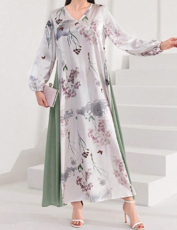 
						Rochie lunga SHEIN, mix culori