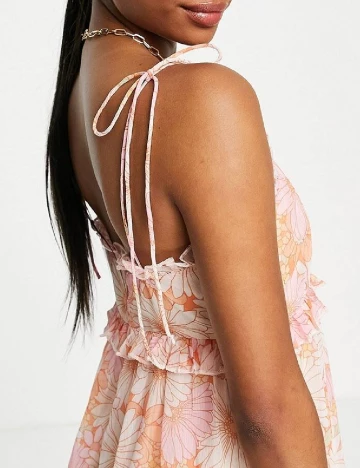 Rochie scurta Miss Selfridge, floral print
