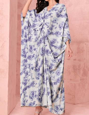 
						Rochie lunga SHEIN, floral print