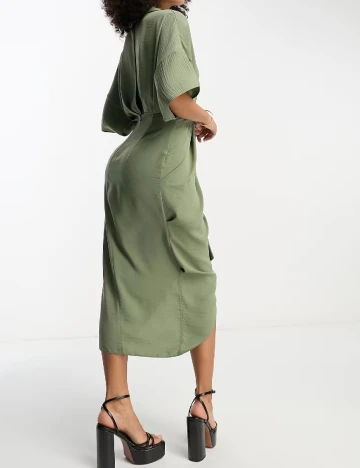 Rochie medie ASOS, verde