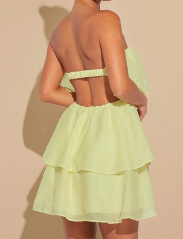 Rochie scurta SHEIN, galben