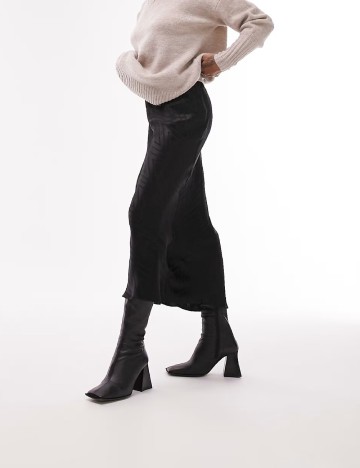 
						Fusta Top Shop, negru