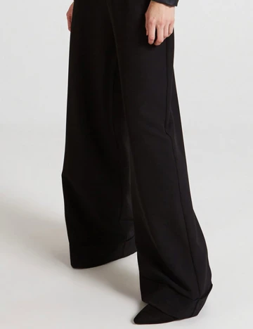 Pantaloni Motivi, negru, XS