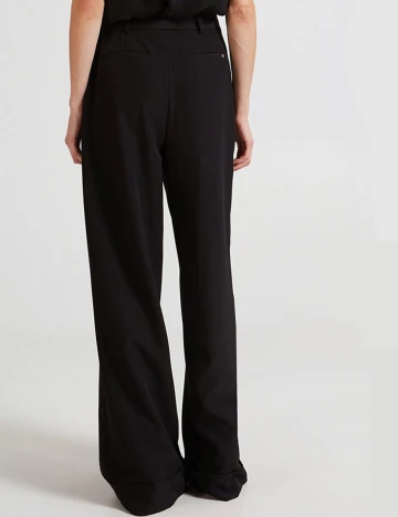 Pantaloni Motivi, negru, XS