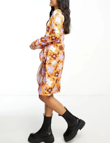 Rochie scurta Pieces, mix culori Mix culori