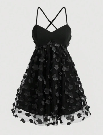 Rochie scurta SHEIN, negru Negru