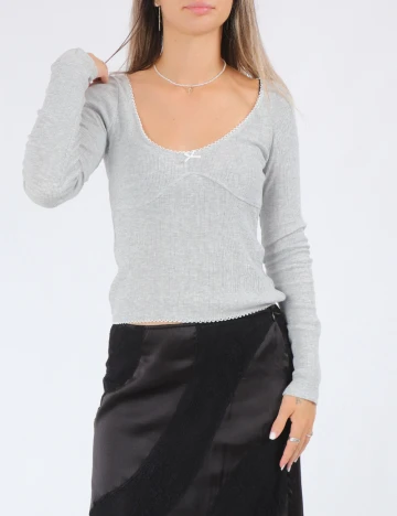 Bluza Miss Selfridge, gri Gri