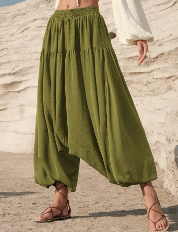 Pantaloni SHEIN, verde Verde