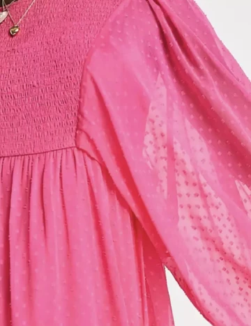 Rochie medie Miss Selfridge, roz Roz