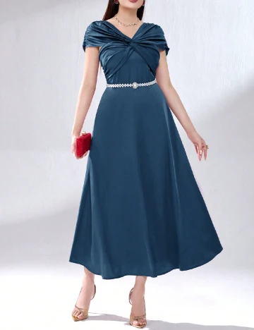 Rochie lunga SHEIN, albastru Albastru