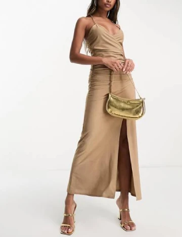Rochie lunga AX Paris, maro Maro