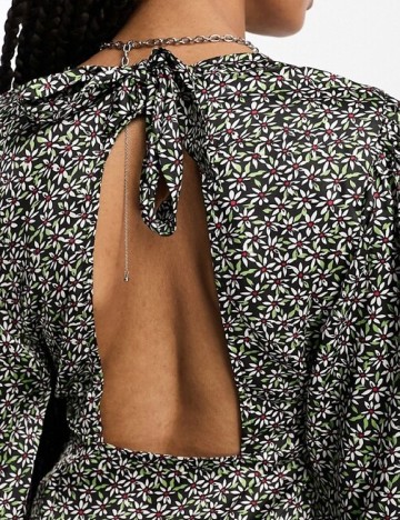 Rochie scurta Violet Romance, floral print