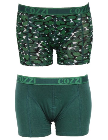 
						Set Boxeri 2 perechi Cozzi, verde