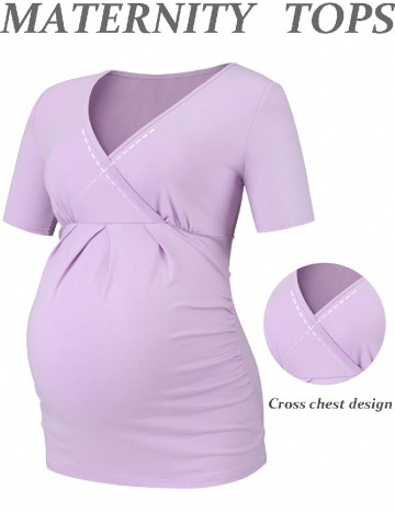 
						Bluza SHEIN Maternity, lila