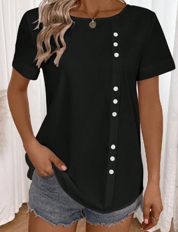 Tricou SHEIN, negru Negru