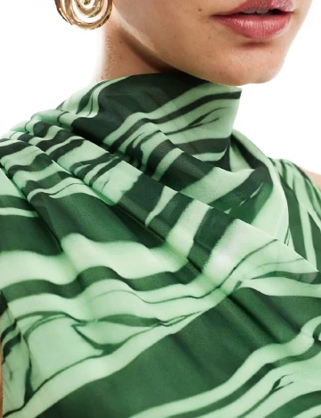 Rochie scurta ASOS, verde Verde
