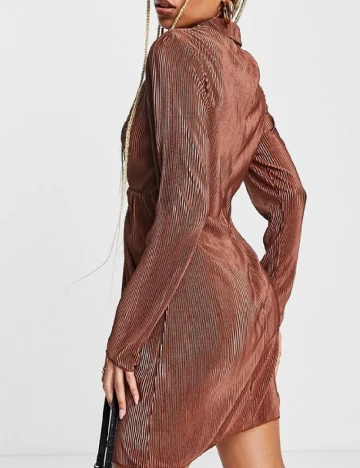 Rochie scurta NAANAA, maro