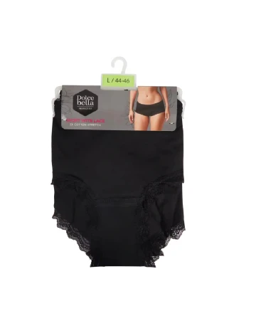 Set chiloti 2 perechi Dolce Bella, negru Negru
