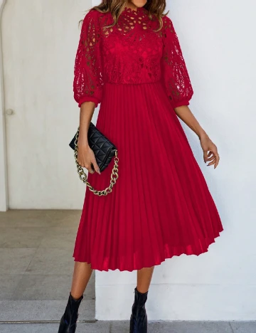 Rochie medie SHEIN, rosu Rosu