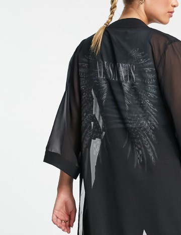 Kimono ALLSAINTS, negru