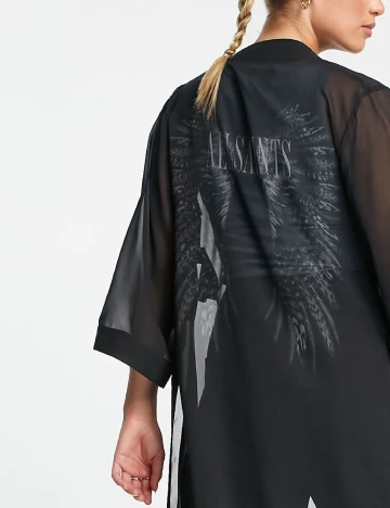 Kimono ALLSAINTS, negru