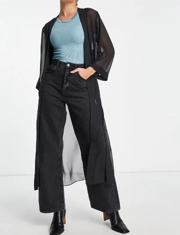 Kimono ALLSAINTS, negru